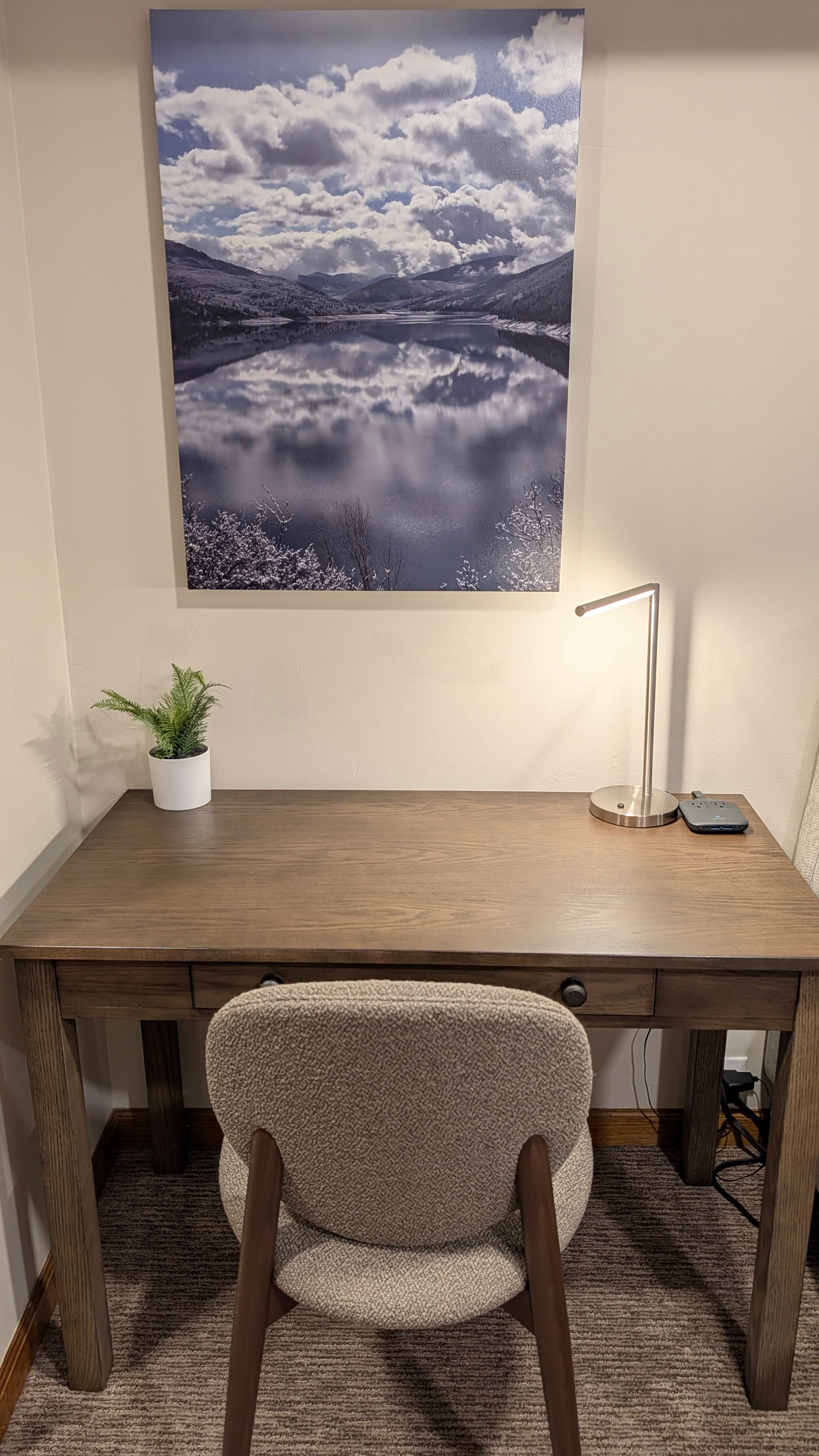 Primary bedroom desk